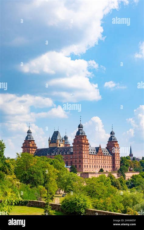 famous city castle in Aschaffenburg, Bavaria, Germany Stock Photo - Alamy