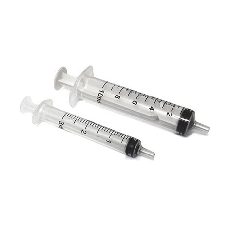 Disposable syringes