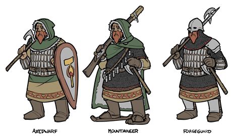 Style experiment - Low fantasy Dwarves (Art by Bauldeury) : r/wow