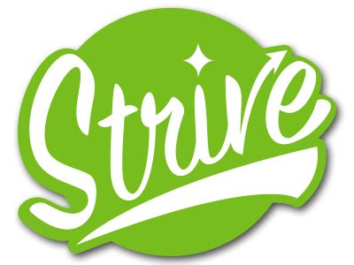 Strive Logo | ? logo, School logos, Logo design