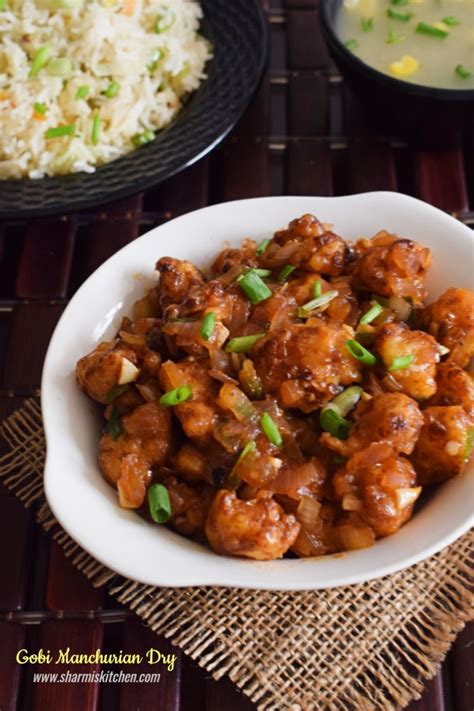 Gobi Manchurian Dry Recipe | Cauliflower Manchurian Dry