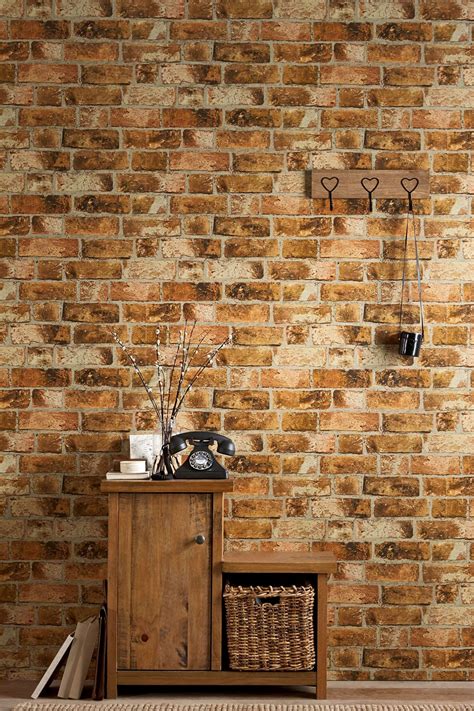 Next brick wallpaper | Brick wallpaper, Textured brick wallpaper, Faux ...