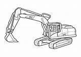 Printable CAT Excavator coloring Page  Download Print Or Color Online sketch template