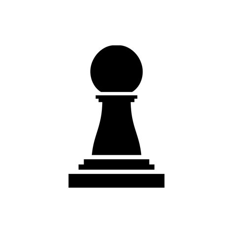 Pawn icon isolated on white background. Pawn icon simple sign. Pawn ...