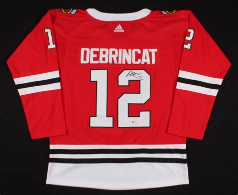 Alex DeBrincat Signed Blackhawks Jersey (Beckett COA) | Pristine Auction