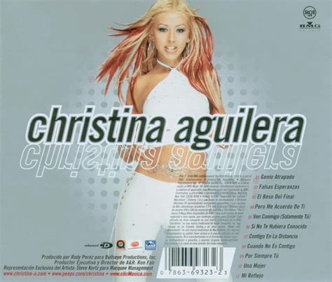 Christina Aguilera (Mi reflejo) Album CD Covers