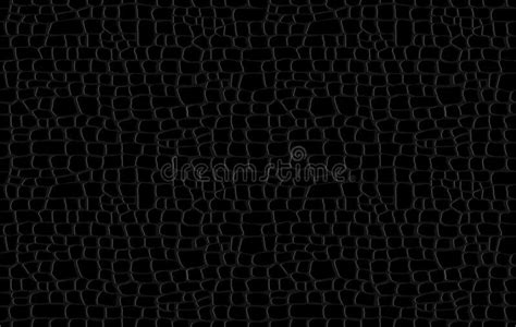 Crocodile Skin Black And White Seamless Pattern Stock Vector ...