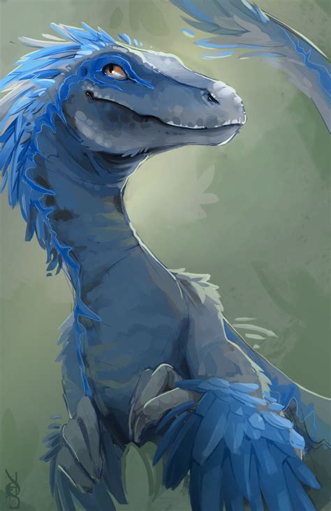 a drawing of a blue and gray dragon