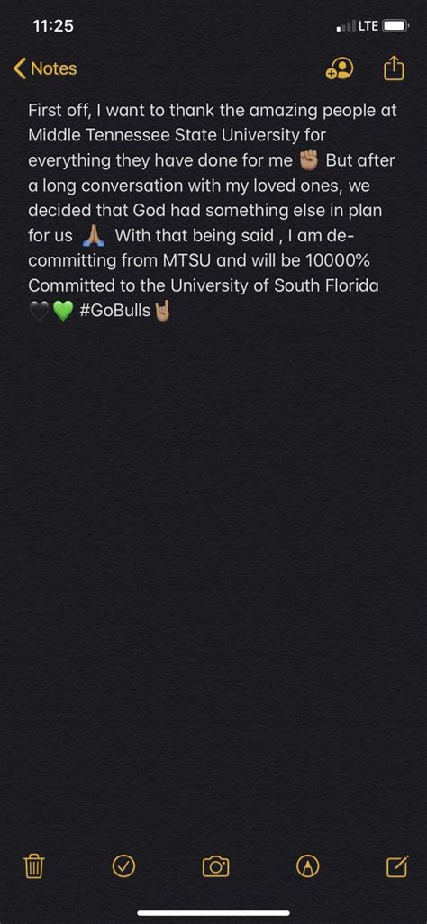 2020 3* WDE Tramel Logan flips from Middle Tennessee to USF : r/CFB