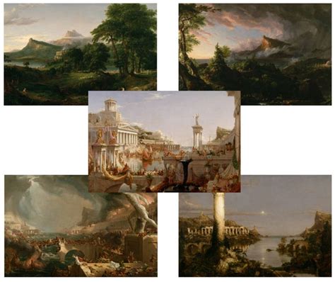 Thomas Cole Course of Empire Complete Set 5 Art Prints 11x17 - Etsy