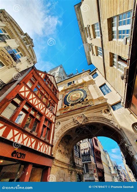 Old Town of Rouen, Normandy, France Stock Image - Image of rouen, town ...