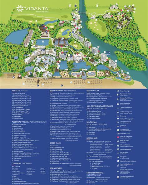 Resort Map | The Grand Bliss Nuevo Vallarta | Riviera Nayarit, Mexico