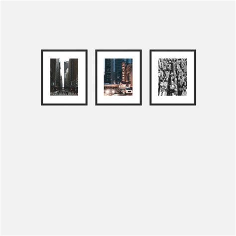 Black Gallery Wall - Set Of 3 - FRAME.PH