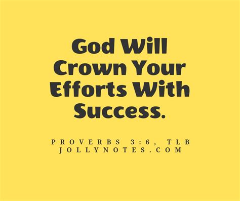 God Will Crown Your Efforts With Success: 5 Encouraging Bible Verses & Scripture Quotes. – Daily ...