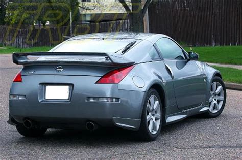 350Z NISMO Style Rear Spoiler Fiberglass Unpainted Z33 Trunk Wing ...