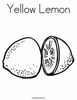 Lemon Printable Coloring Page  ErikilPreston sketch template