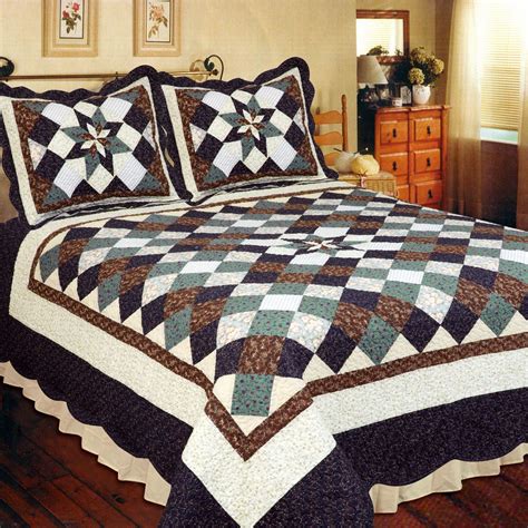 Country Treasure Cotton Patchwork Quilt Bedding