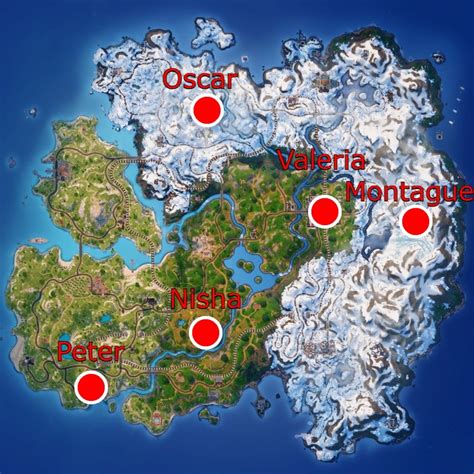 All Fortnite Chapter 5 Boss Locations | Attack of the Fanboy