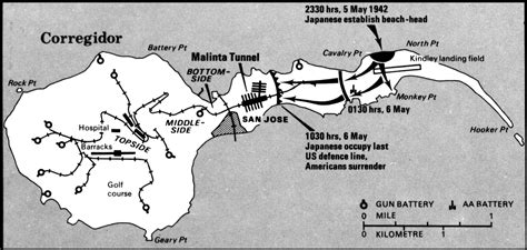 Battle Of Corregidor Map