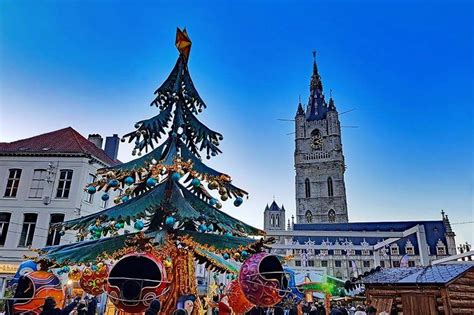 Belgium Christmas Traditions : Brussels Belgium Belgique Christmas Tree ...