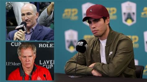 "Huge bummer" - Andre Agassi's ex-coach Brad Gilbert and Patrick McEnroe react to Carlos Alcaraz ...