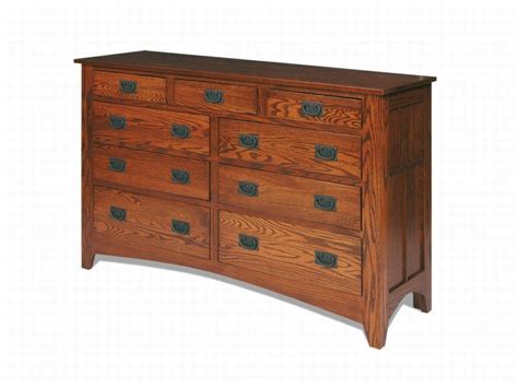 Deluxe Craftsman Mission Double Dresser from DutchCrafters Amish