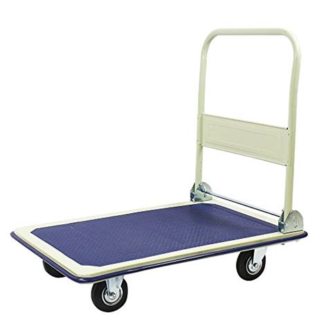 DealsOnline Heavy Duty Folding Hand Sack Platform Trolley, Load Capacity 300Kg | GardenTrolleys.net