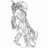 Predator Alien Coloring Pages sketch template
