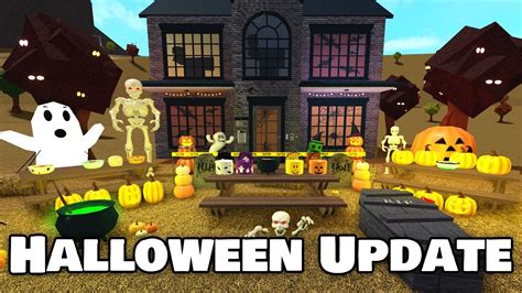 New Halloween Update! Bloxburg 0.9.1 (Roblox) - YouTube