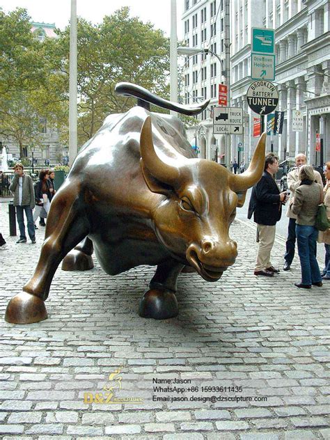 Wall street bull statue for your outdoors | Custom made