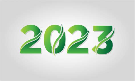 Green Happy New Year 2023 Clipart - Clip Art Library
