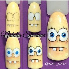 13 ideas de Diseño bob esponja nails | bob esponja, diseños de uñas disney, esponja