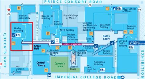 Imperial College London Map - Bonnee Stoddard