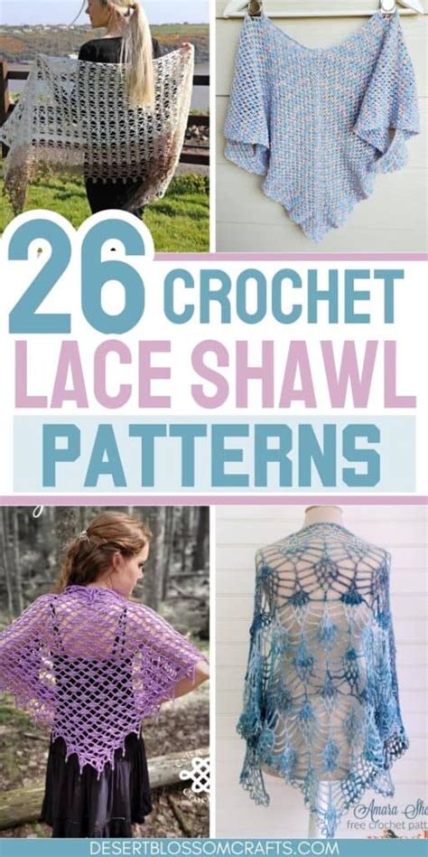 Romantic Crochet Lace Shawl Patterns (Ultimate List)