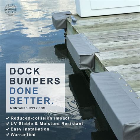 Choosing The Best Pontoon Dock Bumpers — Montauk Supply Marine Dock Bumpers & More