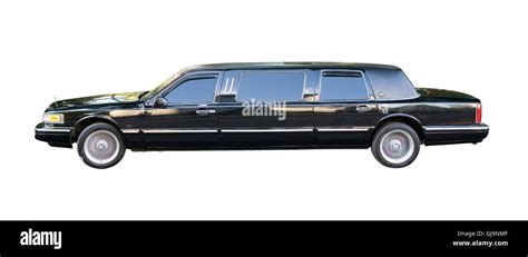 an old american limousine Stock Photo - Alamy