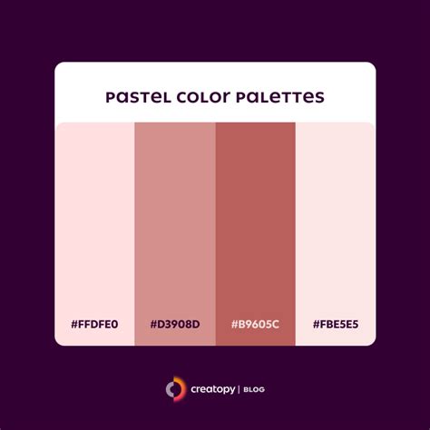 Pastel color palette - lanetaquality