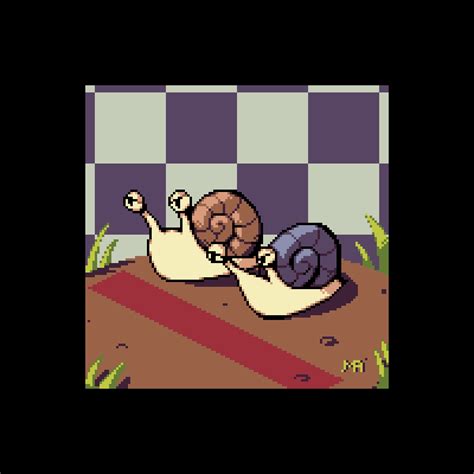 snail Race : r/PixelArt