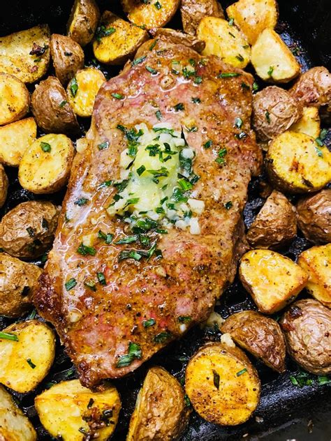 Air Fryer Steak and Potatoes - Cooks Well With Others