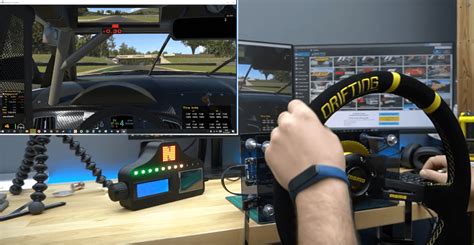 This DIY steering wheel is a cheaper alternative for use in sim racing ...