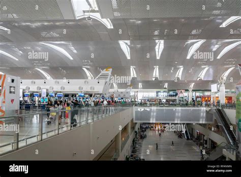 Medan, Indonesia - January 2019: Kualanamu international airport architecture in Medan, North ...