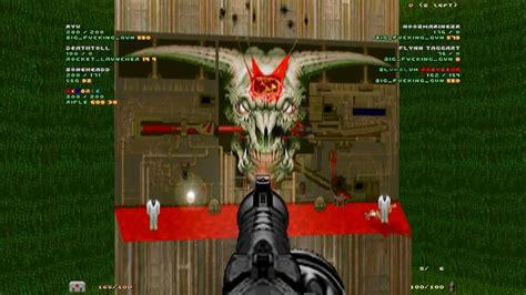 Brutal Doom online coop gameplay of Doom 2's last three levels, final boss fight and ending ...