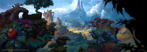 The Croods Visual Development Designs by Arthur Fong | Concept Art World