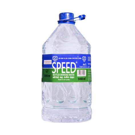 Bottled Water 5 Litre 20 Bottles (5000ml) – Speed Water