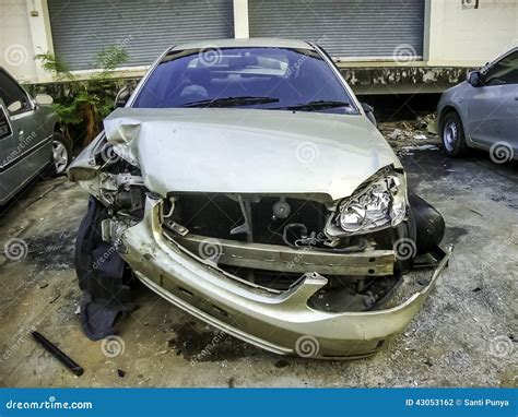 Damage car stock photo. Image of airbag, body, damage - 43053162