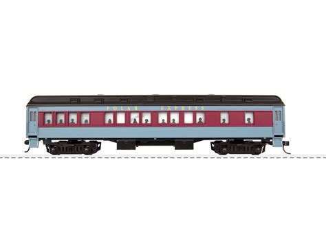 Passenger Cars HO Scale LIONEL HO SCALE POLAR EXPRESS PASSENGER 3 CAR SET train lighted 6-58019 ...