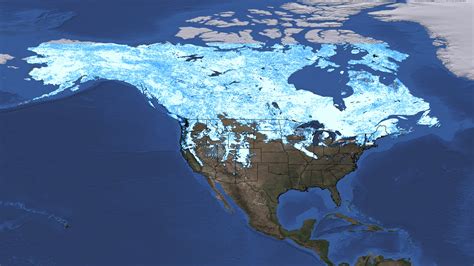 Snow Map North America ~ CINEMERGENTE