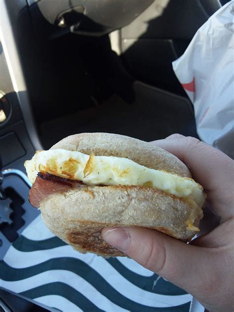 Breakfast to go. An Egg Mcmuffin! : r/mcdonaldsmenu