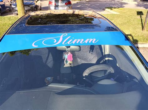 Custom Windshield Banner Vinyl Decal Sticker With or With-out - Etsy