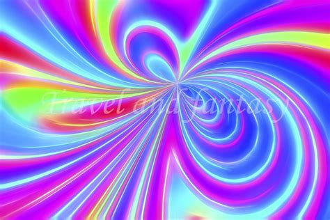 Abstract multicolored neon rainbow background.